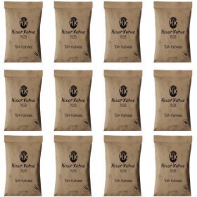 Cafea otoman turcesc dublu prajit cu aroma de guma mastica, Hisar, 100g x 12