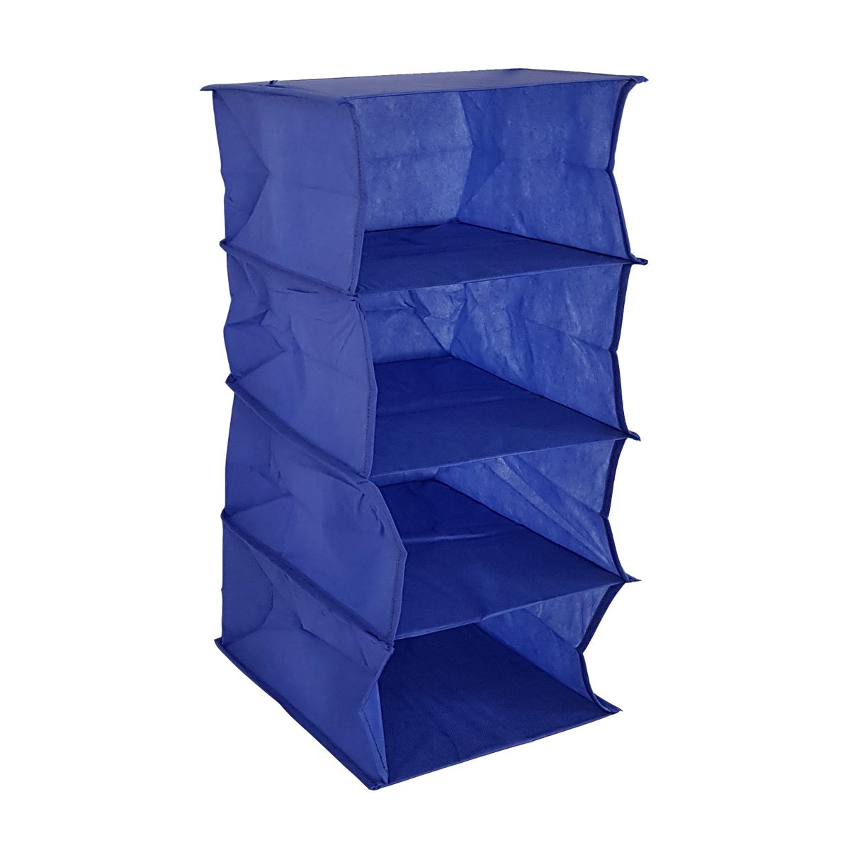 Organizator pentru dulap, 24 x 29 x 75 cm, 4 compartimente, Bluemarin