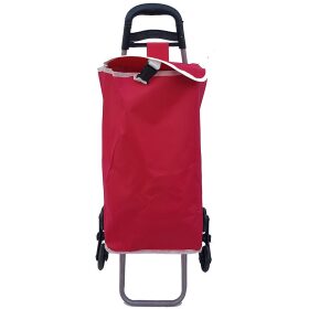 Carucior pentru piata cu 3 roti,Sercan, Rosu, 36 lt