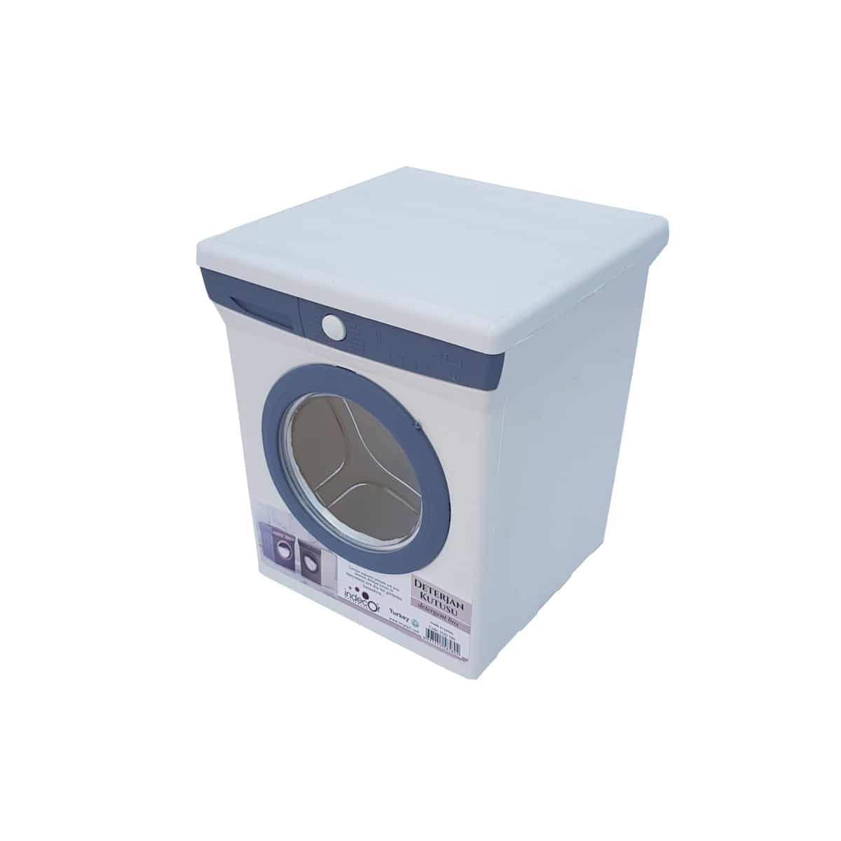 Cutie depozitare detergent de rufe, indecor, 3L, alb - imagine 3