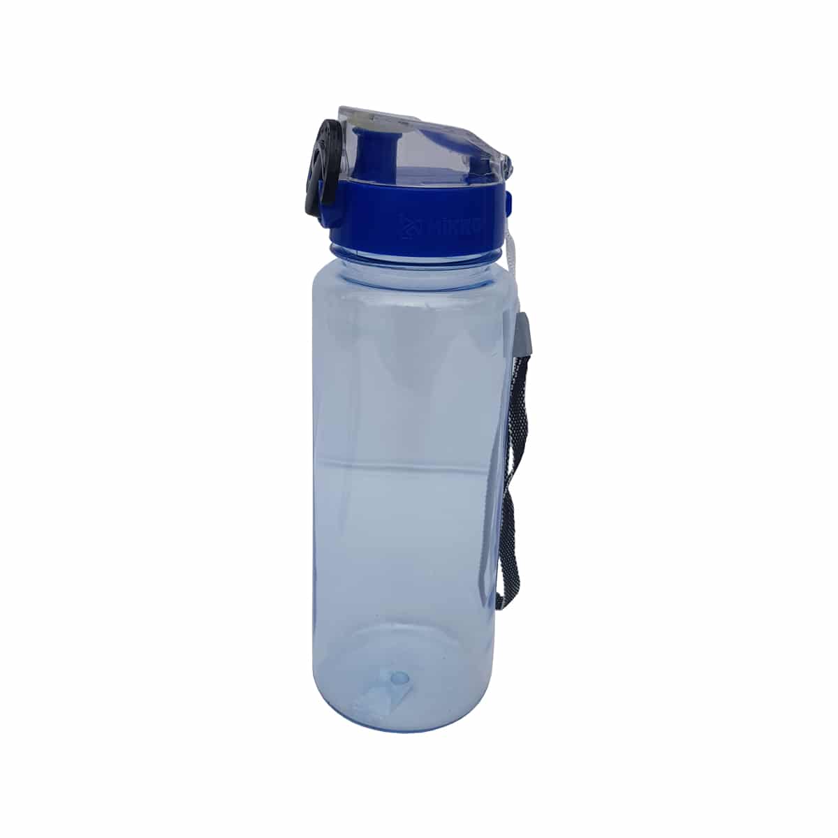 Sticla de apa 600 ml, cu buton de deschidere, Albastru