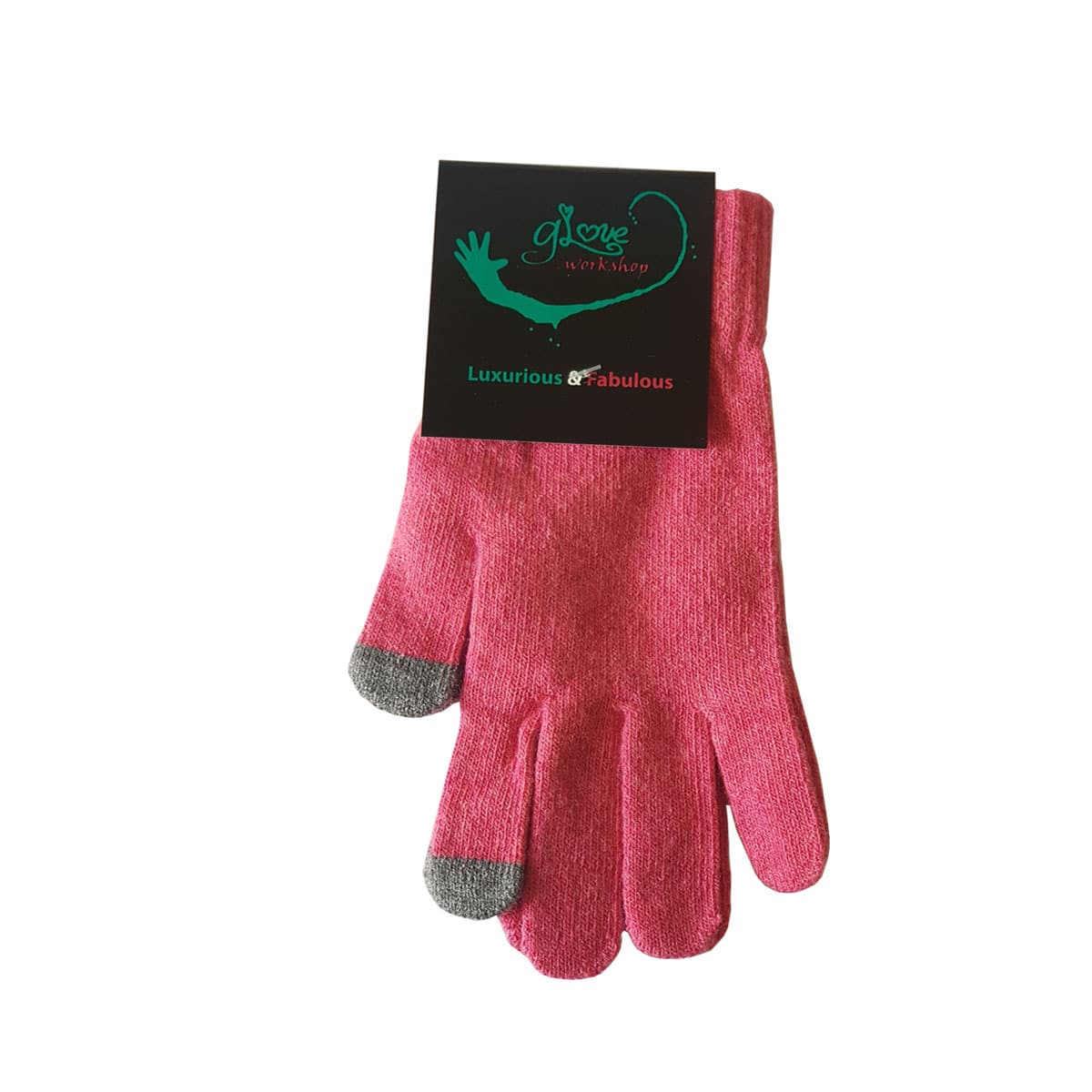 Manusi Glove Workshop din lana pentru Touchscreen, Unisex, Roz