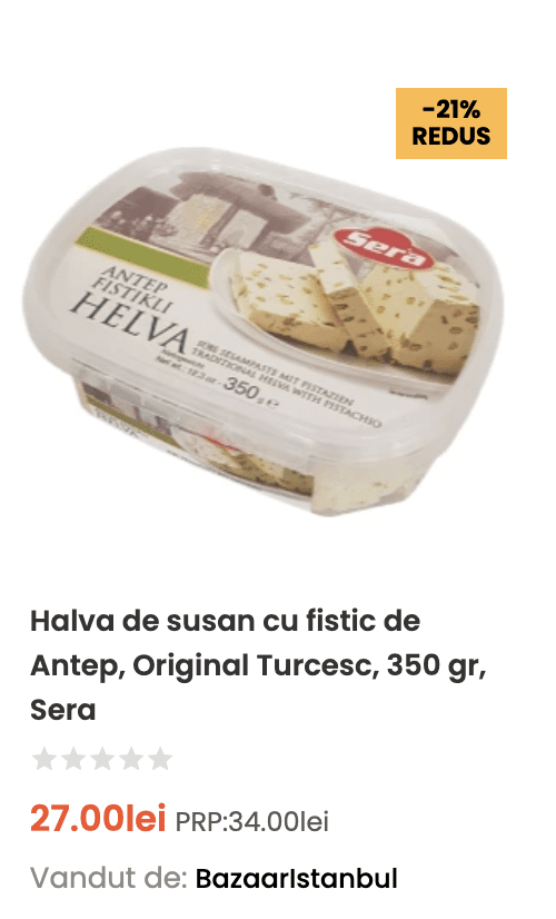 halva cu tahini BazaarIstanbul