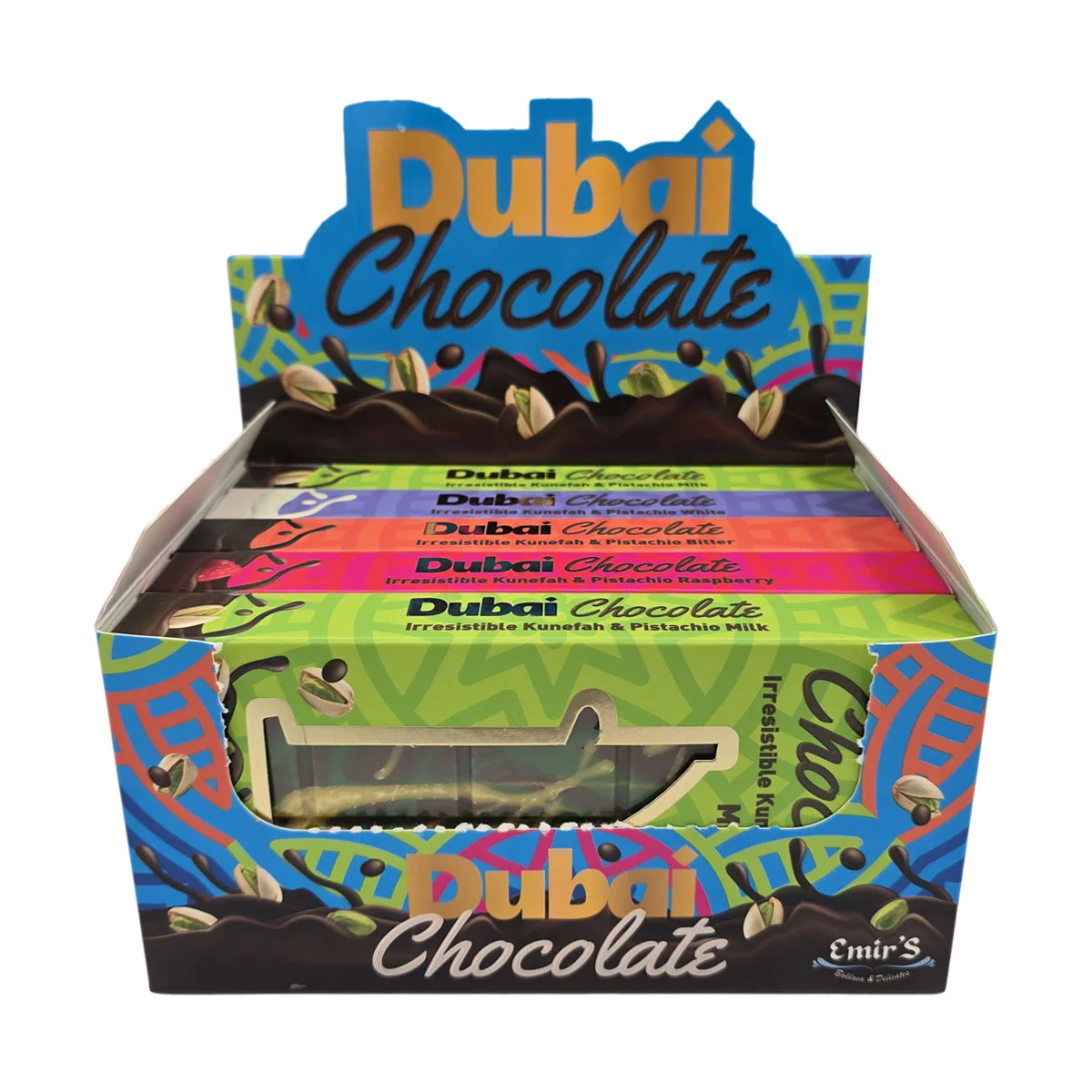 Emir’s Ciocolata Dubai, cu arome mixte, Emir’s Baklava & Delicates, 5 x 200 gr