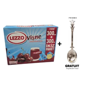 Ceai Turcesc Instant Vișine 600g Fără Zahăr, Lezzo