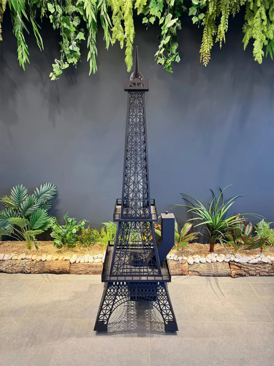 Sobă pe Peleți Eyfel Füze EHA, Design Decorativ, Rezervor 2 kg, Înălțime 185 cm, Încălzire până la 35 m² - imagine 2